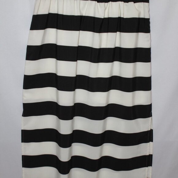 Vince Camuto Black and White Split Long Skirt - Picture 10 of 16